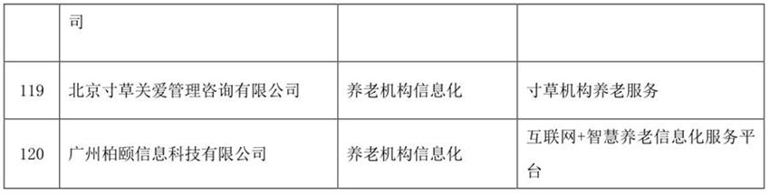 《智慧健康養(yǎng)老服務推廣目錄（2020年版）》公示(圖8)