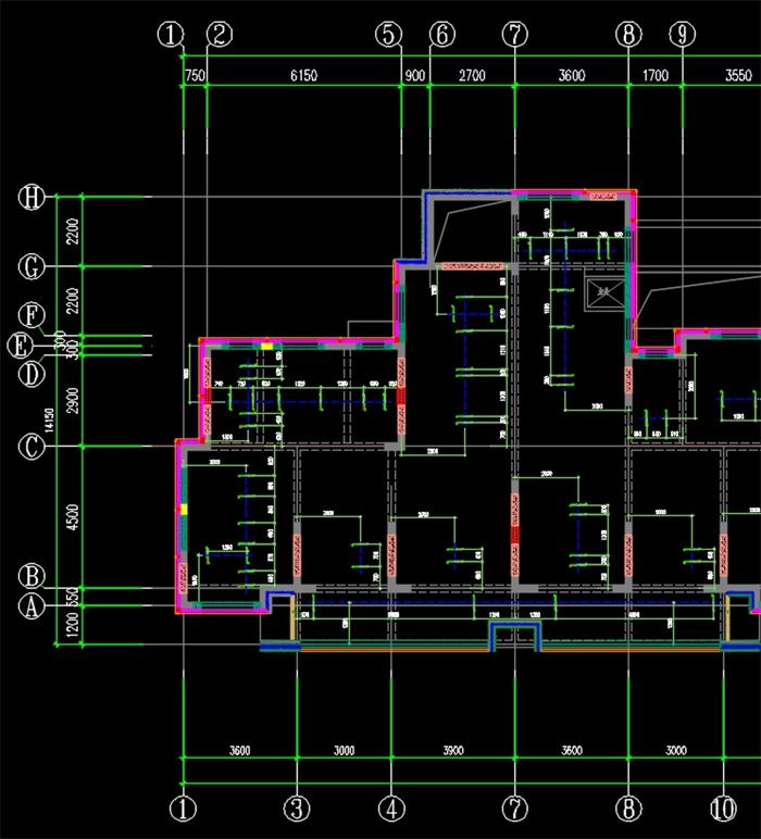 施工圖欣賞：上海富凝裝配式建筑BIM正向拆分設(shè)計(圖5)