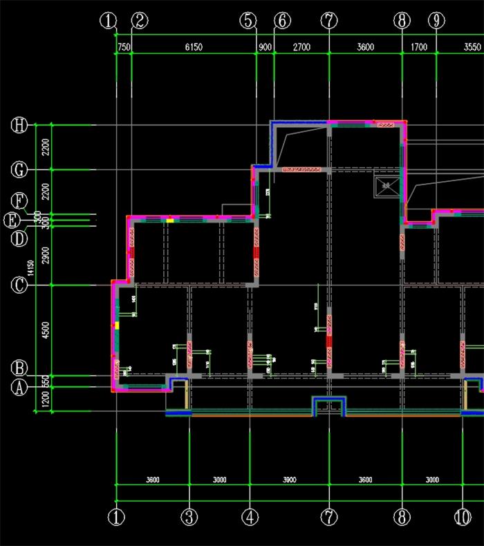 施工圖欣賞：上海富凝裝配式建筑BIM正向拆分設(shè)計(圖6)